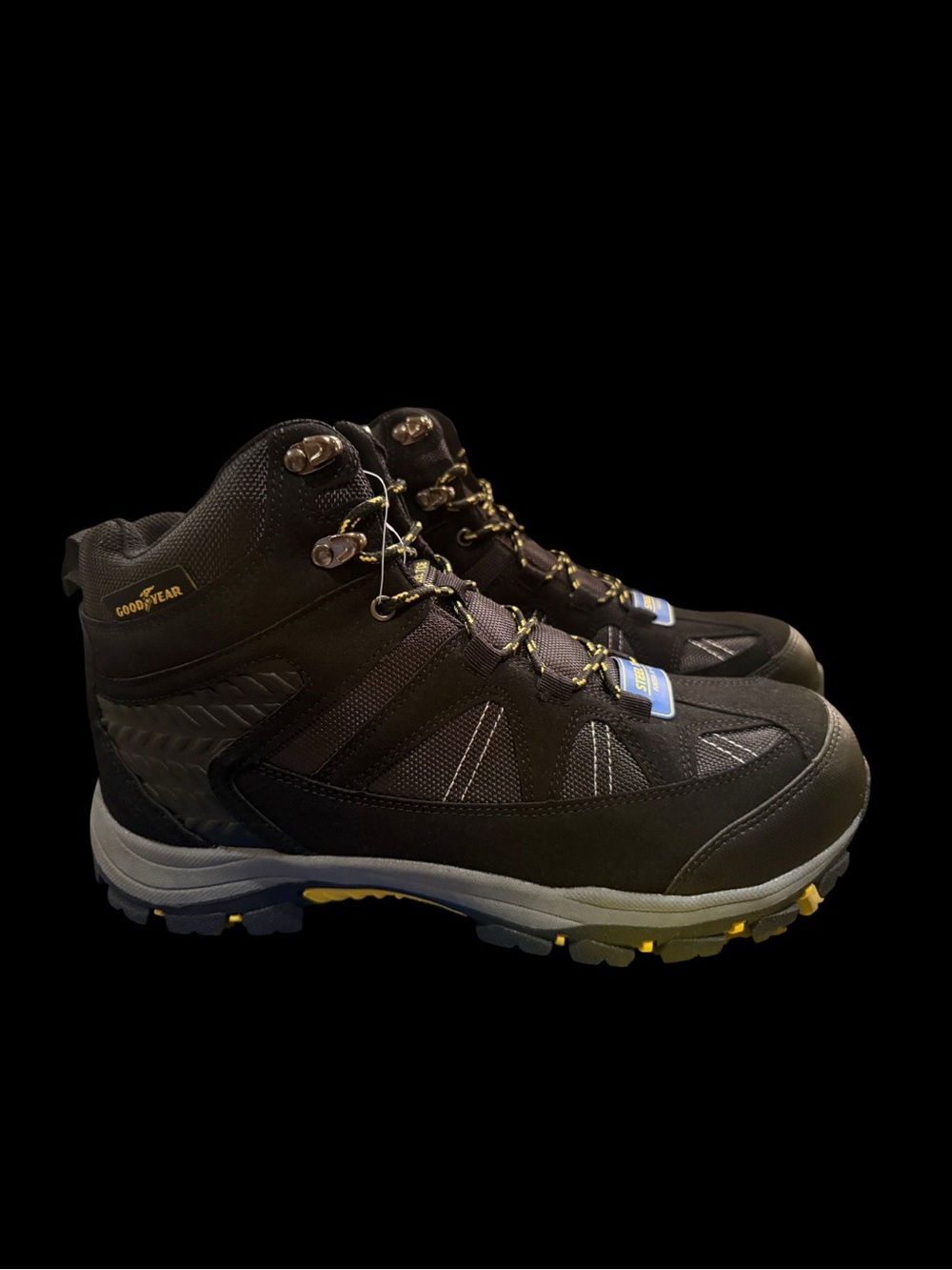 Goodyear Teton-ST Steel Toe Work Boots Men’s Size 10.5 Black ASTM F2413-24 NEW
